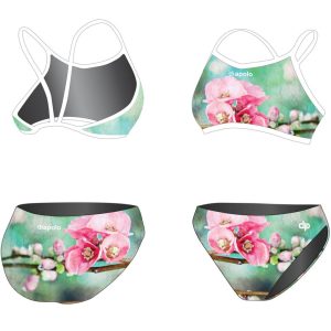 Vékony pántos bikini-Spring Cherry